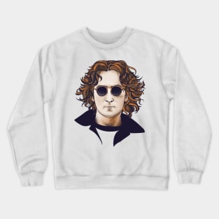 John with glasses Crewneck Sweatshirt